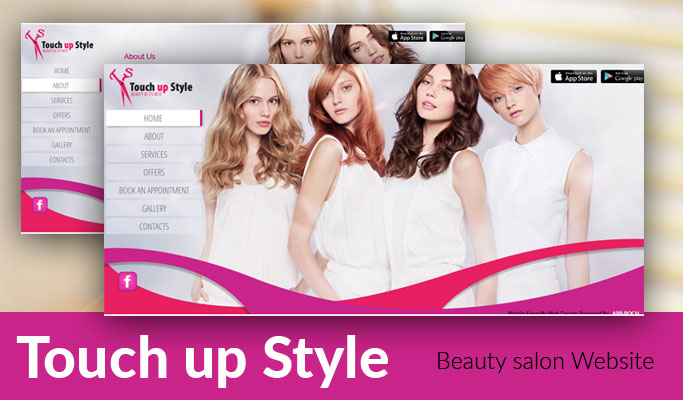 Beauty salon Website